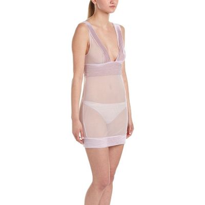 Tulle Nervures Chemise & Thong Set