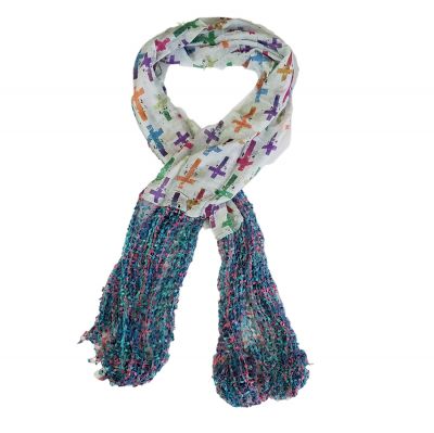 Icon Collection Multi Color Latin Cross Scarf