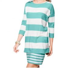 Mint Layered Knit Dress