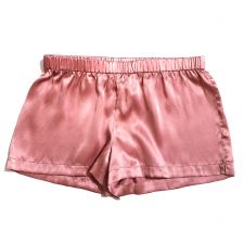 Silk Satin Short Pink