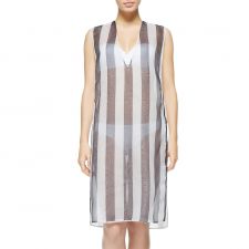 Seawind Striped Silk Organza Tunic